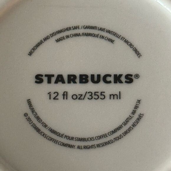 Starbucks White Ceramic Mug - Picture 3 of 3